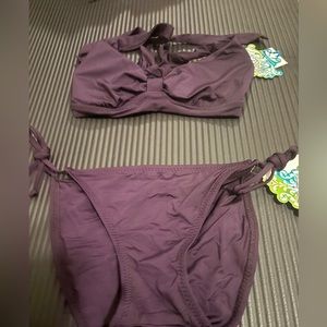 Becca by Rebecca Virtue swimwear set 2-piece (medium top & xsmall bottom)